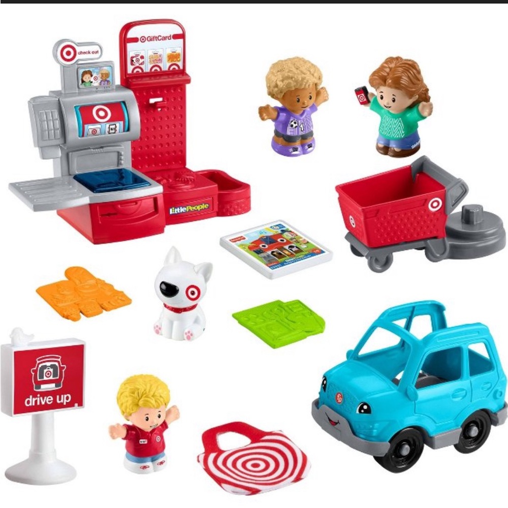 Little people target run playset